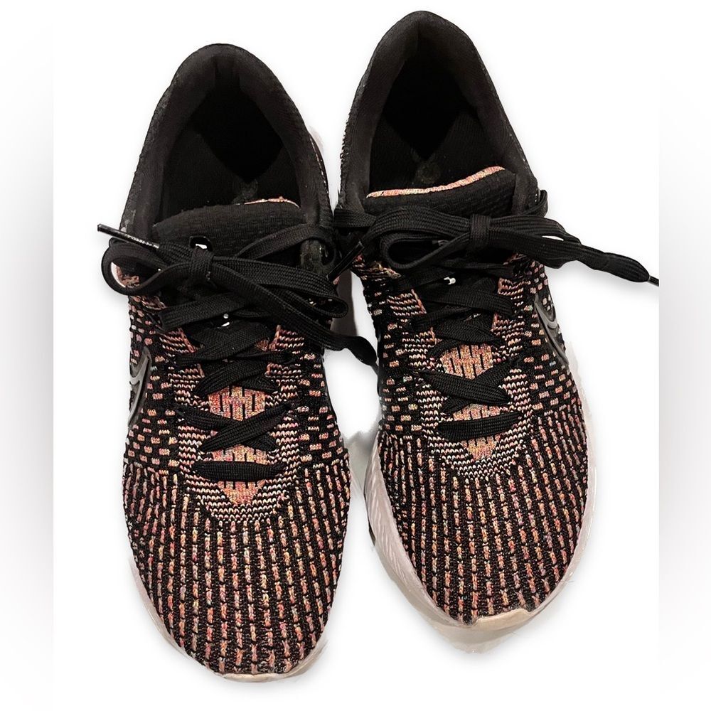 Nike React Infinity Run Flyknit Multicolor Sneake… - image 2